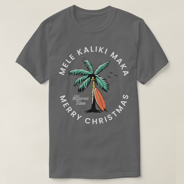 Camiseta Mele Kaliki Maka Feliz Natal (Frente do Design)