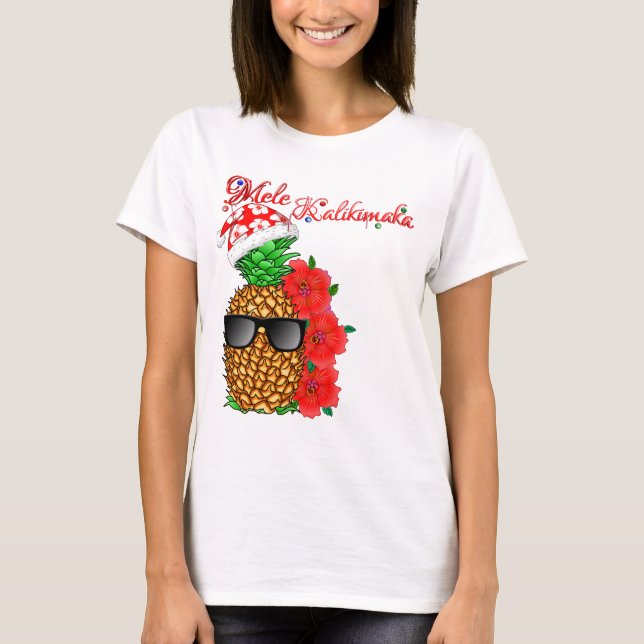 Camiseta Mele Kalikimaka (Frente)