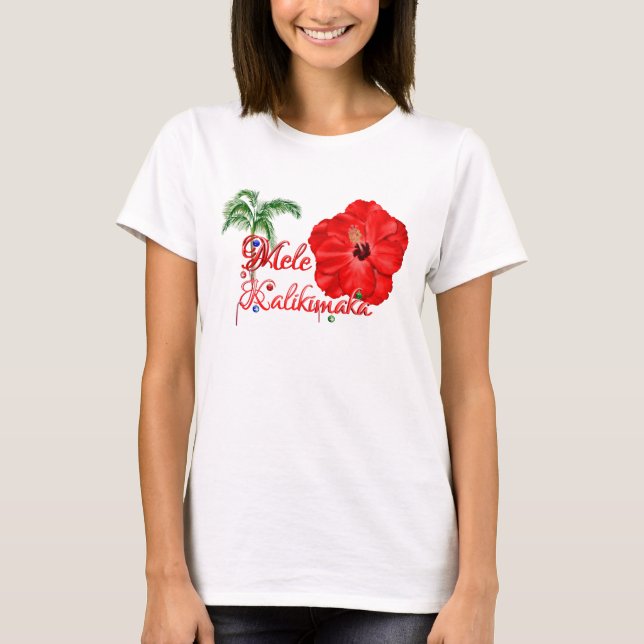 Camiseta Mele Kalikimaka (Frente)
