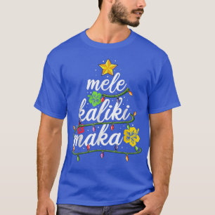 Camiseta Mele kalikimaka Christmas Hawaiian Apparel, Santa