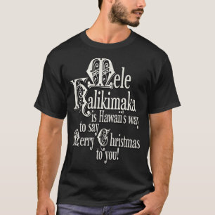 Camiseta Mele Kalikimaka é um Cristo de Feliz no Havaí