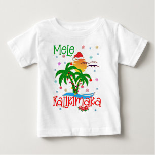 Camiseta Mele Kalikimaka Havaiano Feliz Natal Aloha 