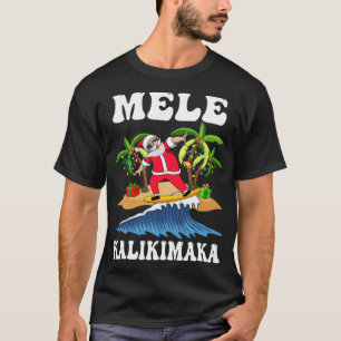 Camiseta Mele Kalikimaka Havaiano Papais noeis de Natal Su