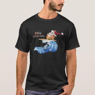 Camiseta Mele Kalikimaka Hawaii no Surfe