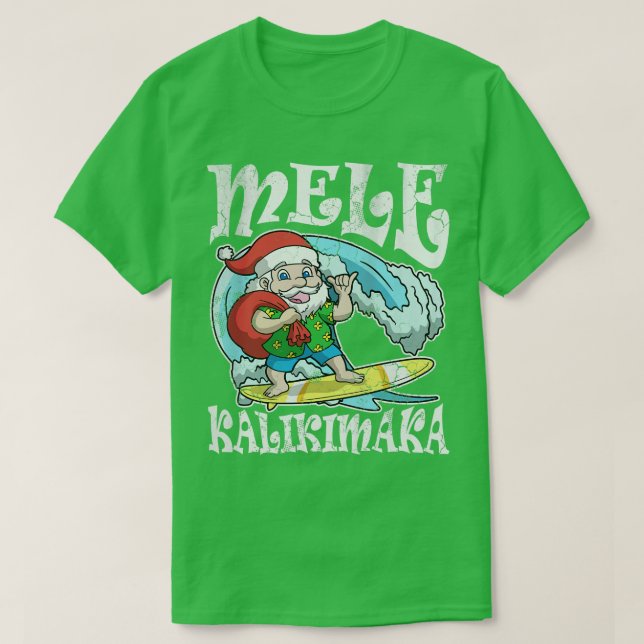 Camiseta Mele Kalikimaka Natal (Frente do Design)