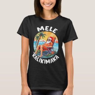 Camiseta Mele Kalikimaka Natal Havaiano No Havaí Sunba