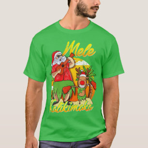 Camiseta Mele Kalikimaka Papai noel o Natal Havaiano em jul