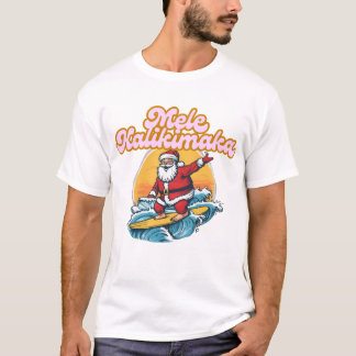 Camiseta Mele Kalikimaka - Papais noeis engraçados Natal no
