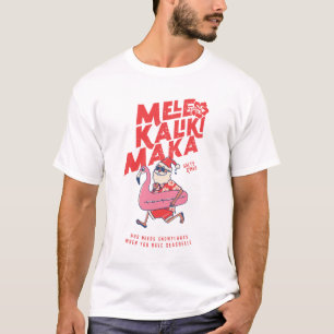 Camiseta Mele Kalikimaka Papais noeis Flamingo Natal Getawa