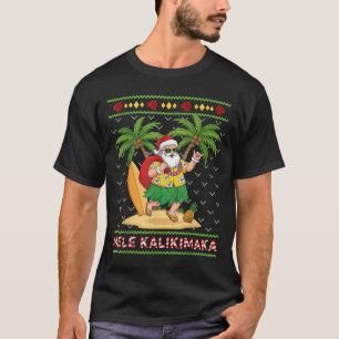Camiseta Mele Kalikimaka Papais noeis Retro Shaka Hawaii Ug