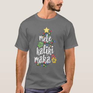 Camiseta Mele Kalikimaka Para Mulheres Havaianas Cristma