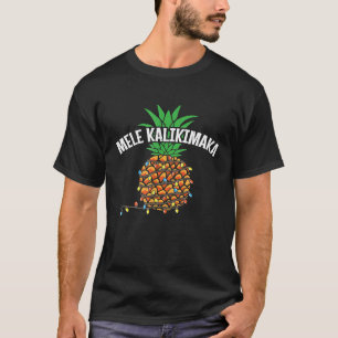 Camiseta Mele Kalikimaka Pineapple, Cadeia de Natal da Luz