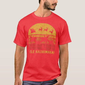 Camiseta Mele Kalikimaka Retro Hawaiian Christmas Family Va