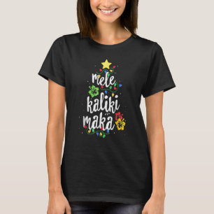Camiseta Mele Kalikimaka Roupa Papais noeis Havaianos de Na