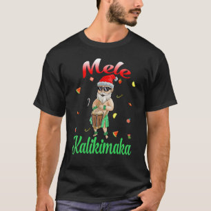 Camiseta Mele Kalikimaka Shaka Papais noeis de Natal no Hav