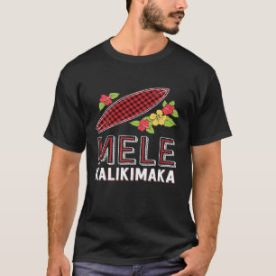 Camiseta Mele Kalikimaka Surf de surfe Hawaii Hawaii Chris