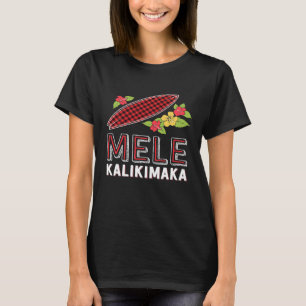 Camiseta Mele Kalikimaka Surf de surfe Hawaii Hawaii Chris