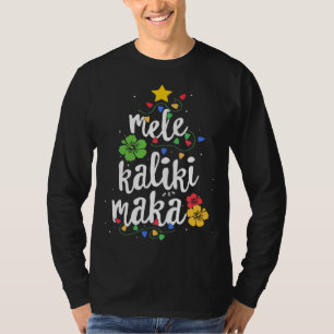 Camiseta Mele Kalikimaka Tropical Hawa