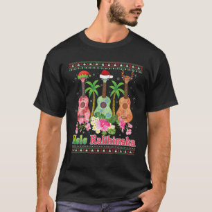 Camiseta Mele Kalikimaka Ukulele Guitar Mery Christmas Swea
