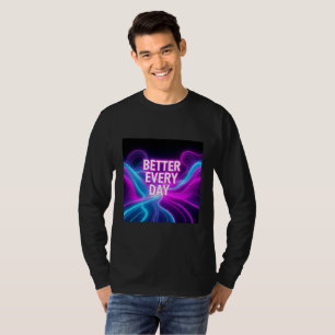 Camiseta Melhor a Cada Dia Linhas de Jornada Abs