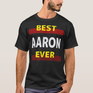 Camiseta Melhor Aaron Ever Amigos Nome Pessoa de Apelido Am
