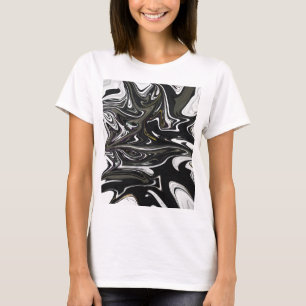 Camiseta Melhor abstrato, abstrato de pintura a