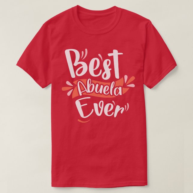 Camiseta Melhor Abuela Nunca (Frente do Design)