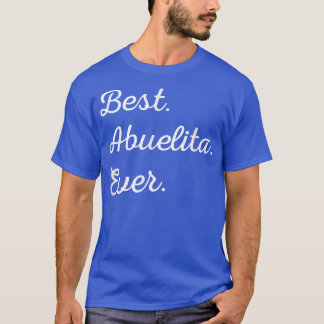Camiseta Melhor Abuelita nunca na vovó espanhola T Tee 