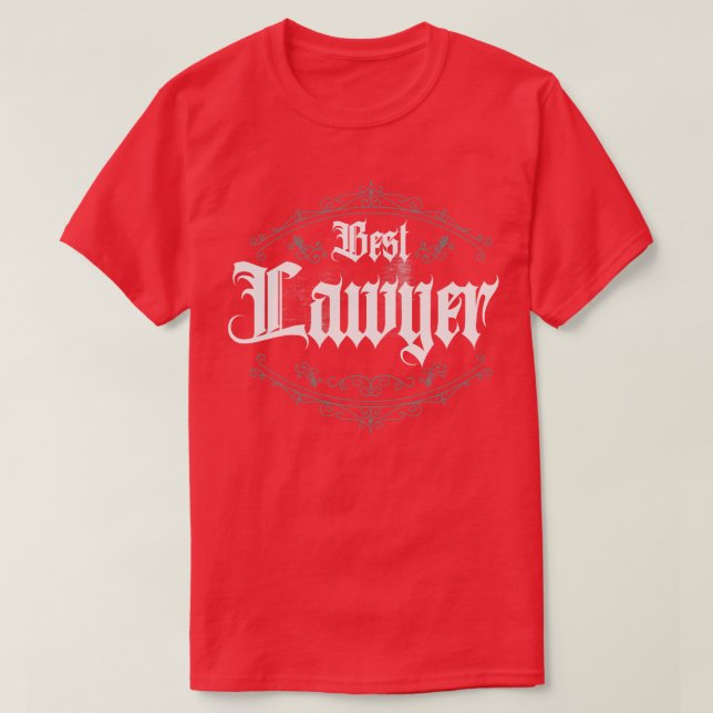 Camiseta Melhor Advogado Clássico (Frente do Design)