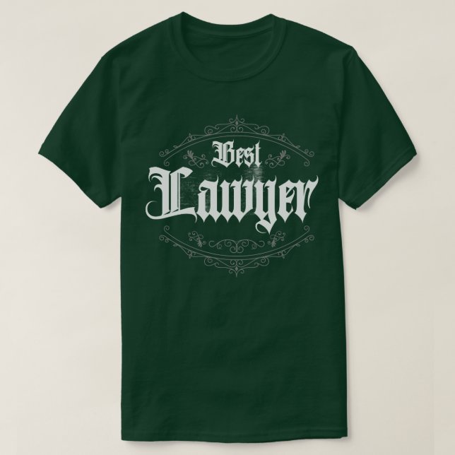 Camiseta Melhor Advogado Clássico (Frente do Design)