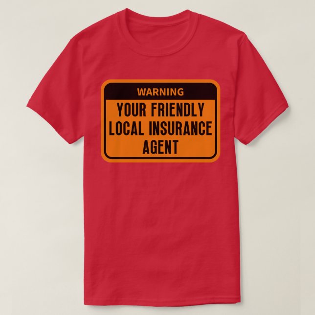 Camiseta Melhor agente de seguros 3 (Frente do Design)