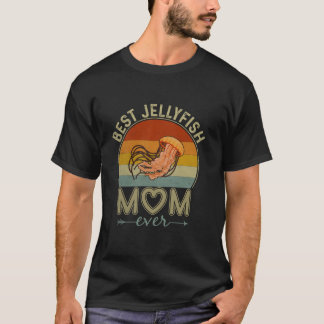 Camiseta Melhor água-viva Mãe Alguma Vez Retrora Design Bon