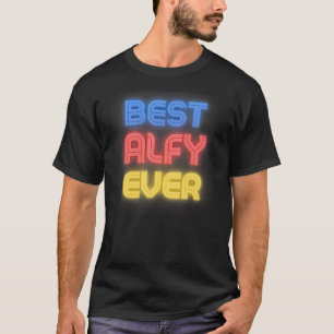 Camiseta Melhor Alfy De Sempre - Engraçado Nome Alfy
