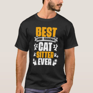 Camiseta Melhor Amarrador De Gatos De Animais Festivos De R