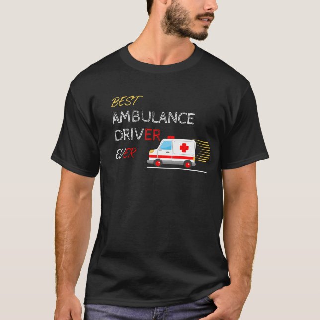 Camiseta Melhor Ambulância - Emergência de Sobressalto do D (Frente)