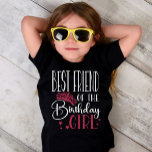 Camiseta Melhor Amiga da Família Personalizada da Rapariga<br><div class="desc">Procurando o presente perfeito para o aniversário do seu amado? Não olhe mais do que nossas camisas personalizadas da família que combinam! Estas camisas são perfeitas para qualquer festa de aniversário ou apenas para mostrar seu amor e apoio para seu amigo. Eles não só fazem um presente de excelente, como...</div>