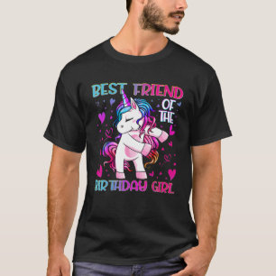 Camiseta Melhor Amiga Da Rapariga De Aniversário Que Foga U