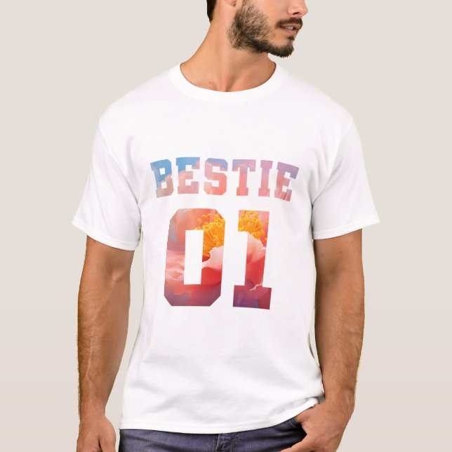 Camiseta Melhor Amiga Flor 01 (Frente)