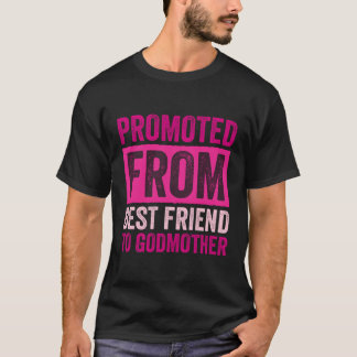Camiseta Melhor Amiga Madrinha Promovida Do Melhor Amigo Pa