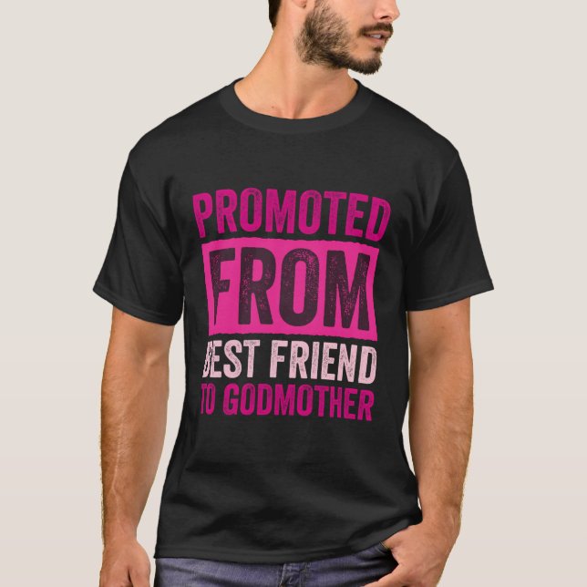 Camiseta Melhor Amiga Madrinha Promovida Do Melhor Amigo Pa (Frente)