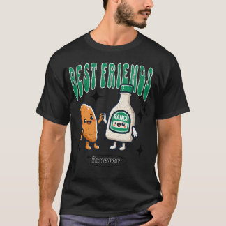 Camiseta Melhor Amiga para sempre e família de vestir ranzi