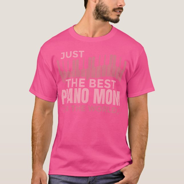 Camiseta Melhor amiga Piano Mãe (Frente)