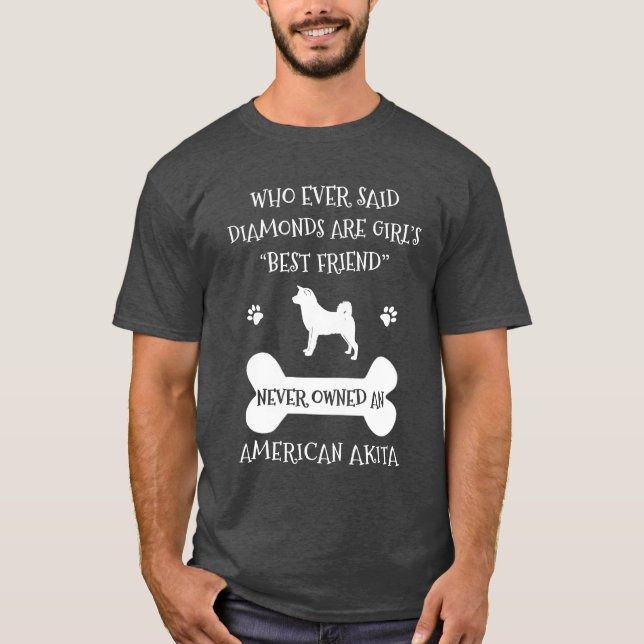 Camiseta Melhor amigo Akita (Frente)