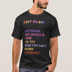 Camiseta Melhor Amigo BFF Melhores Amigas para Mulheres e H