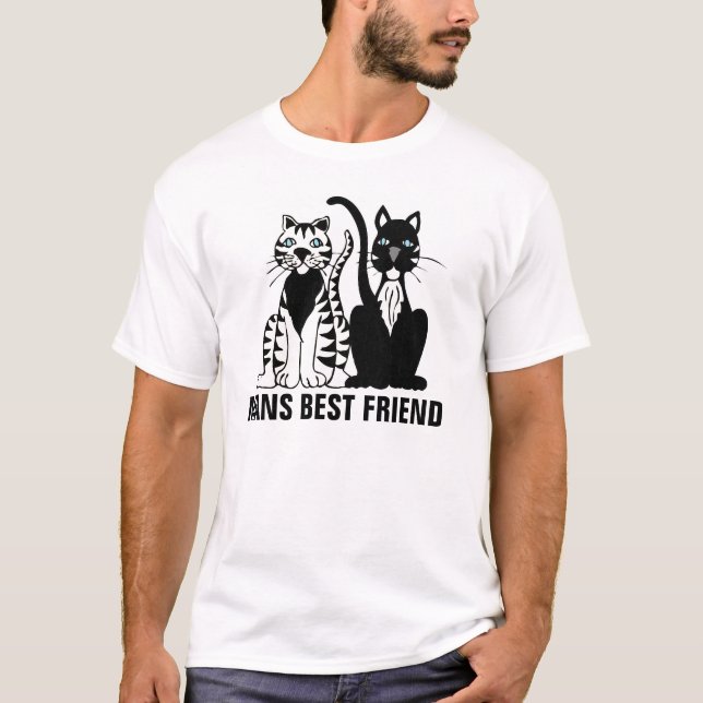 Camiseta Melhor Amigo, Cat T_shirts (Frente)