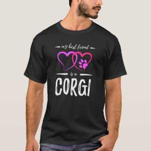 Camiseta Melhor Amigo Corgi Cachorro Cachorro Ideia Mãe