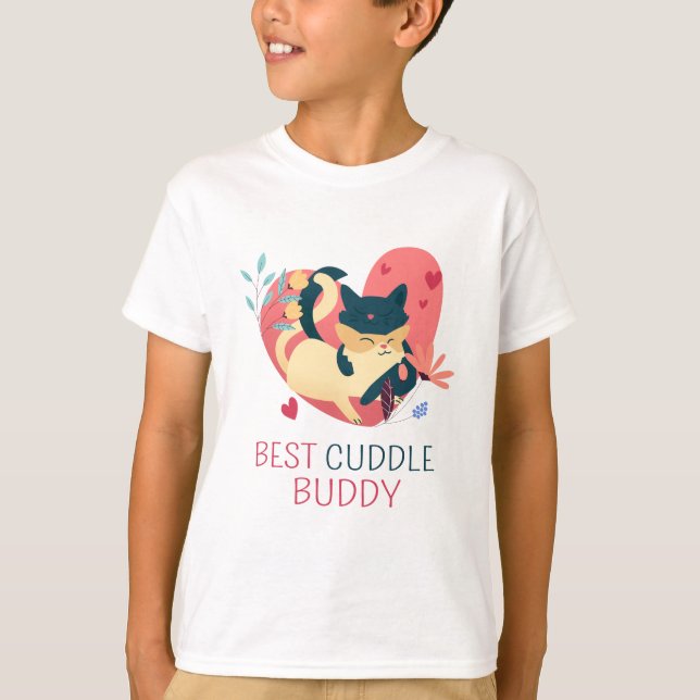 Camiseta Melhor Amigo de Cuddle (Frente)