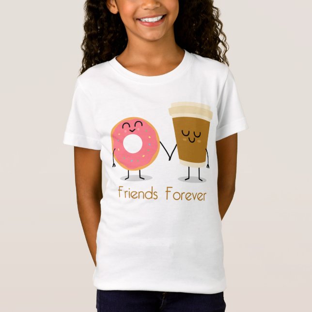 Camiseta Melhor Amigo de rosquinha e Café (Frente)