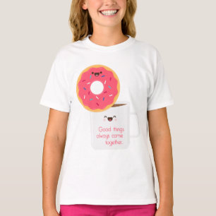 Camiseta Melhor Amigo de rosquinha e Café