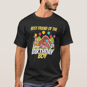 Camiseta Melhor Amigo Do Aniversário, Família Corresponde